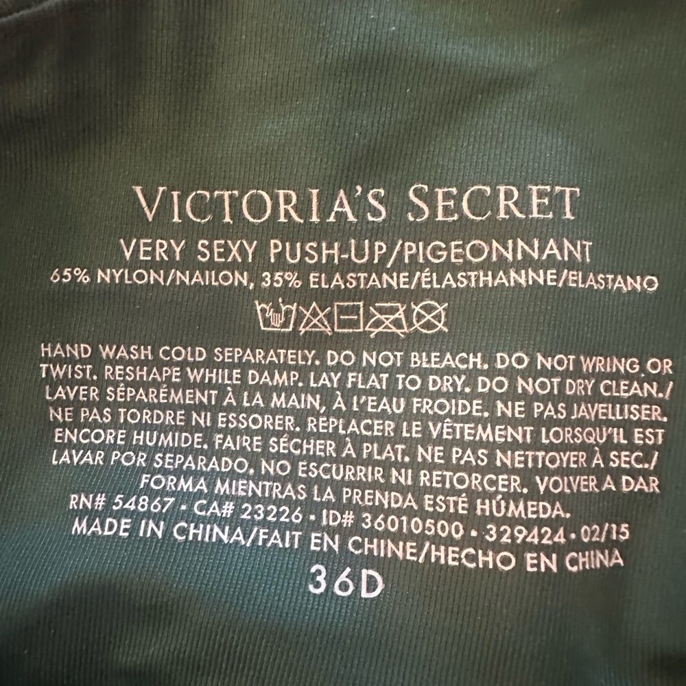 Victoria's Secret Teal Strappy Bra - Picture 3 of 4
